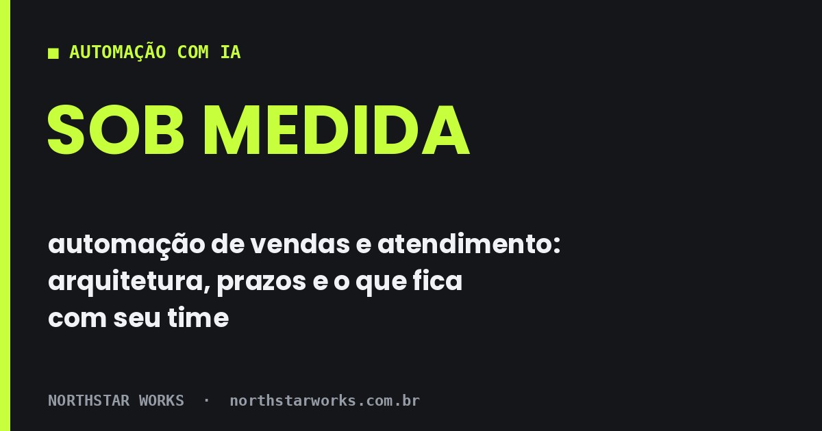 As quatro camadas da arquitetura: canais, agentes de IA, regras de passagem e dados/sistemas conectados.